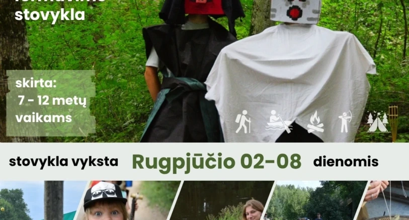 Vaikų vasaros stovykla mano kraftas 2026