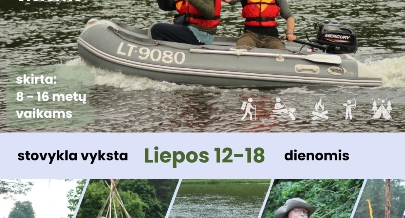 Vaikų vasaros stovykla Patirk jūrų skautai neskautams 2026