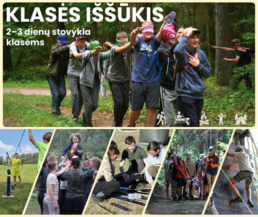 stovykla klasėms komandos formavimas