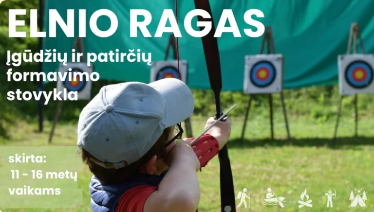 Vaikų vasaros stovykla Elnio ragas 2026
