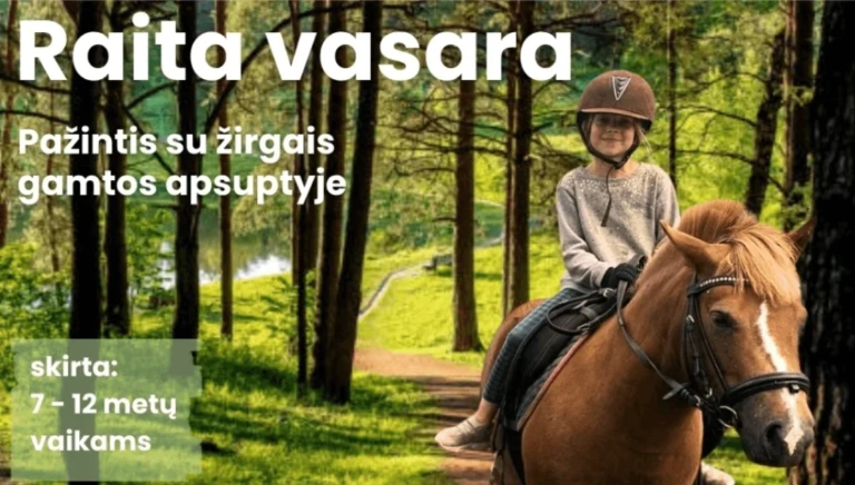 Vaikų vasaros stovykla raita vasara 2026