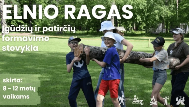 Vaikų vasaros stovykla Elnio ragas 2026