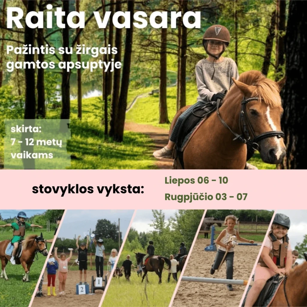 Vaikų vasaros stovykla Raita vasara 2026